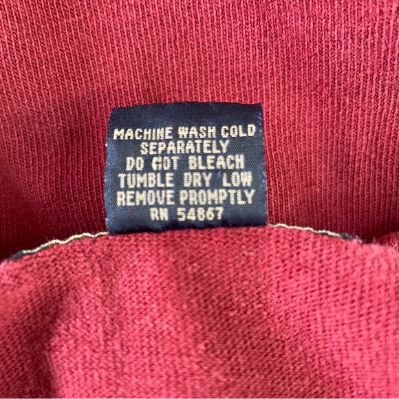 Vintage Abercrombie & Fitch Y2K XL Embroidered Logo T Shirt Preppy Long Sleeved - Picture 8 of 9